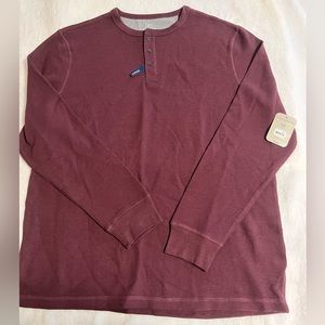 Men’s Thermal Henley -Long Sleeve